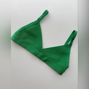Green, Style Exchange, bra top, size M.